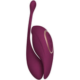 Shots Toys Twitch 2 USB Rechargeable Suction Vibrator with Remote Vibrating Egg Burgundy Remote Control Vibrators